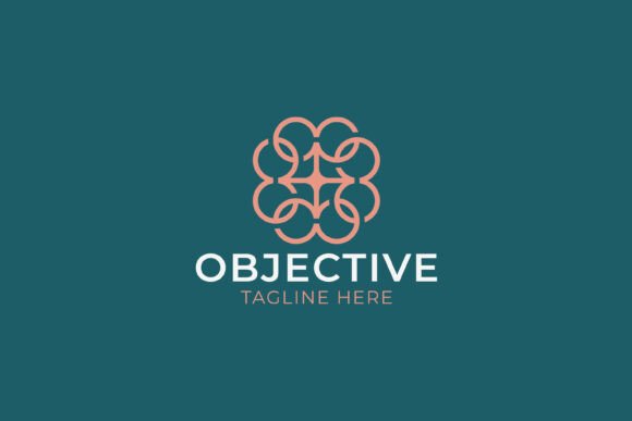 Abstract Geometric Loop Logo Objective Review