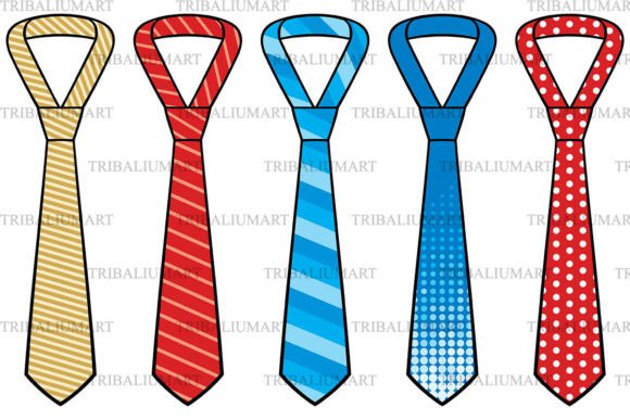 Business Ties Icons Set for Creative Design