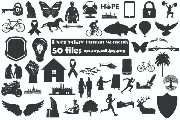 Everyday Human Moments: A Graphic Design Asset for Modern Branding