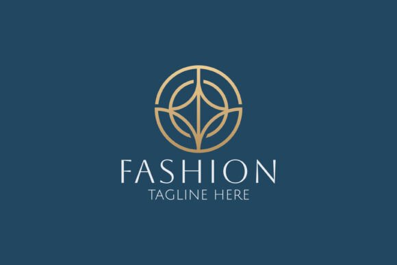 Fashion Elegant Abstract Golden Logo Graphics for Logos