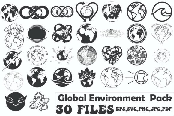 Global Environment Set: Modern Graphics for Sustainable Design