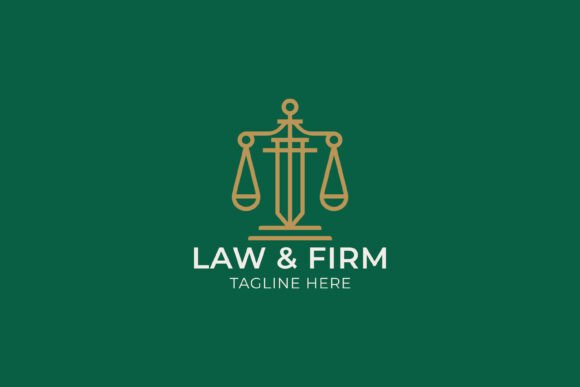 Law and Firm Abstract Logo Attorney Graphics