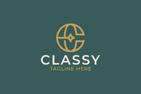 Luxury Letter C Logo Classy: A Graphic Design Asset for Premium Branding